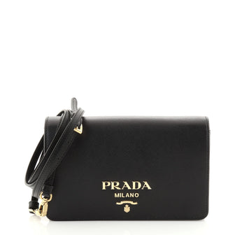 Prada Flap Crossbody Saffiano Leather Mini