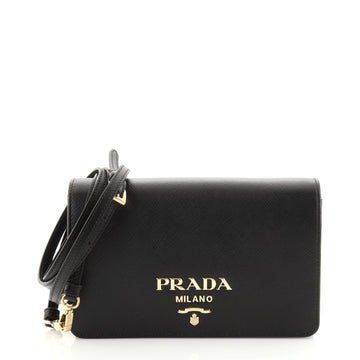 Prada Flap Crossbody Saffiano Leather Mini