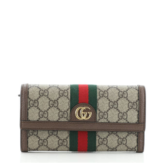 Gucci Ophidia Continental Wallet GG Coated Canvas