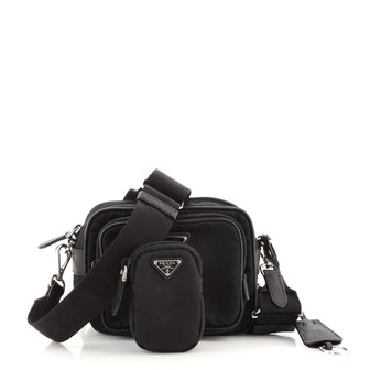Prada Re-Edition 2005 Camera Bag Tessuto with Saffiano Leather Mini