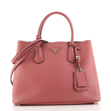 Prada Cuir Double Tote Saffiano Leather Medium