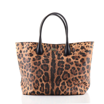 Dolce & Gabbana Miss Escape Open Tote Printed Coated Canvas Medium