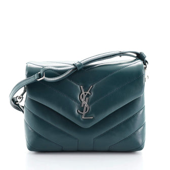 Saint Laurent LouLou Shoulder Bag Matelasse Chevron Leather Toy
