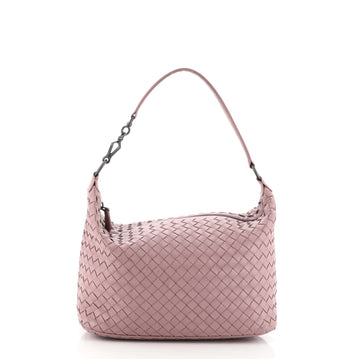 Bottega Veneta Zip Hobo Intrecciato Nappa Small