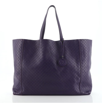 Bottega Veneta Intrecciomirage Tote Leather Large