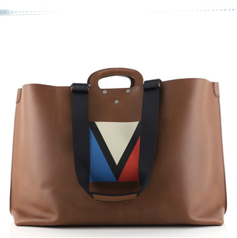 Louis Vuitton V Serigraph Tote Nomade Leather Medium