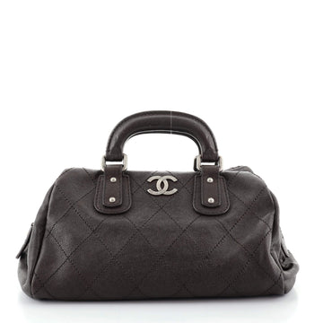 Chanel Outdoor Ligne Doctor Bag Quilted Caviar Small