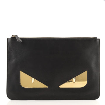 Fendi Monster Pouch Leather Medium