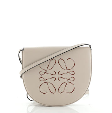 Loewe Heel Crossbody Bag Perforated Leather Small