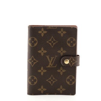 Louis Vuitton Ring Agenda Cover Monogram Canvas PM