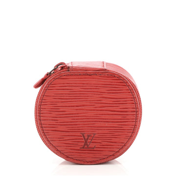 Louis Vuitton Ecrin Bijoux Jewelry Case Epi Leather PM