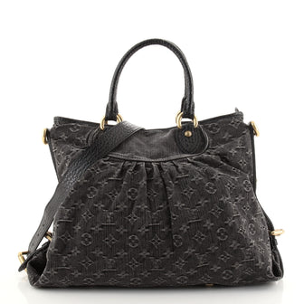 Louis Vuitton Neo Cabby Handbag Denim MM