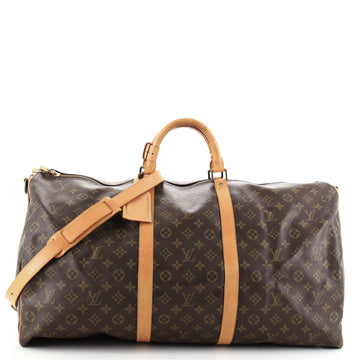 Louis Vuitton Keepall Bandouliere Bag Monogram Canvas 60
