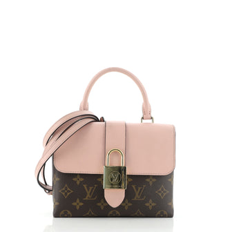 Louis Vuitton Locky Handbag Monogram Canvas with Leather BB