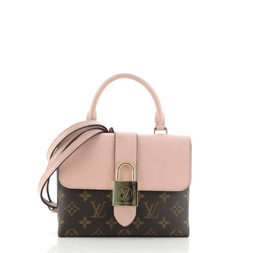 Louis Vuitton Locky Handbag Monogram Canvas with Leather BB