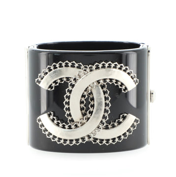 Chanel CC Cuff Bracelet Resin with Metal