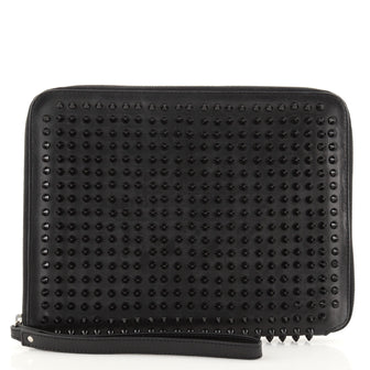 Christian Louboutin Cris iPad Case Spiked Leather