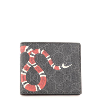 Gucci Bifold Wallet	 Printed GG Coated Canvas