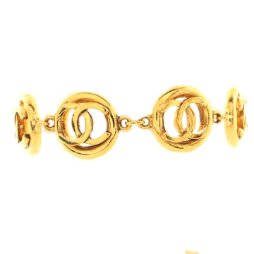 Chanel Vintage CC Cut-Out Chain Bracelet Metal