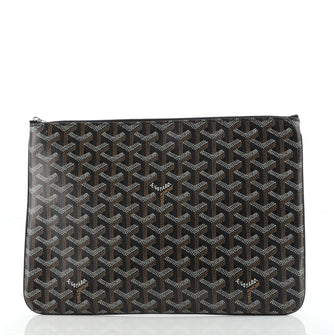 Goyard Senat Zip Pouch Coated Canvas MM
