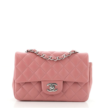 Chanel Classic Single Flap Bag Quilted Lambskin Mini