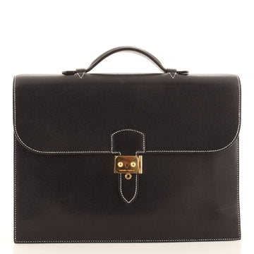 Hermes Sac a Depeches Bag Veau Grain Lisse 34