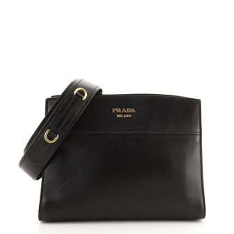 Prada Bibliotheque Shoulder Bag City Calfskin Small