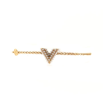 Louis Vuitton Essential V Perle Bracelet Metal with Faux Pearls
