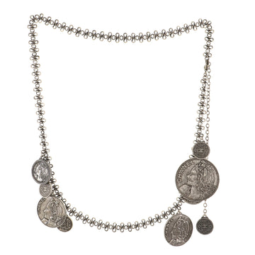 Chanel Vintage Coin Coco & Medals Chain Belt Metal
