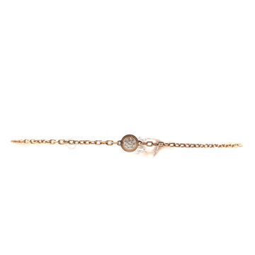 Cartier Diamants Legers Bracelet 18K Rose Gold and Diamond Small