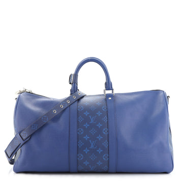 Louis Vuitton Keepall Bandouliere Bag Monogram Taigarama 50
