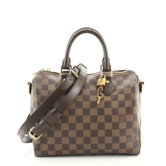 Louis Vuitton Speedy Bandouliere Bag Damier 25