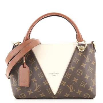 Louis Vuitton V Tote Monogram Canvas and Leather BB