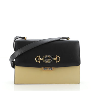 Gucci Zumi Flap Shoulder Bag Leather Small