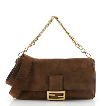 Fendi Baguette NM Bag Suede Large