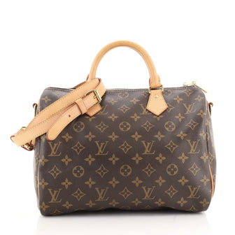 Louis Vuitton Speedy Bandouliere Bag Monogram Canvas 30