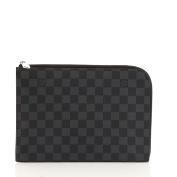 Louis Vuitton Zip Around Pochette Jour Damier Graphite PM