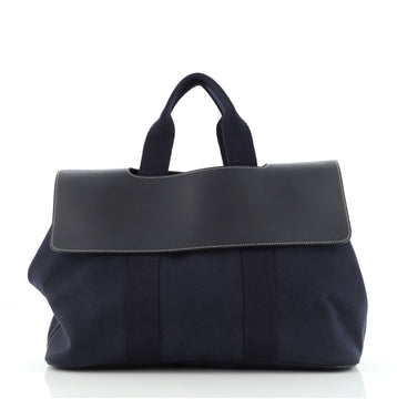 Hermes Valparaiso Bag Toile and Leather MM