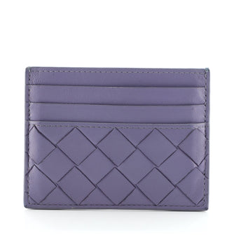 Bottega Veneta Card Holder Intrecciato Leather