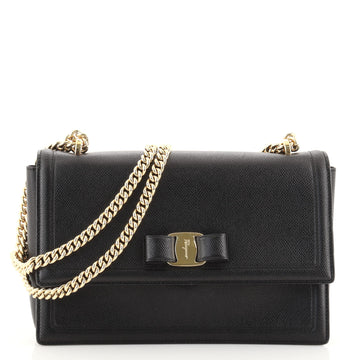 Salvatore Ferragamo Ginny Crossbody Bag Leather Medium