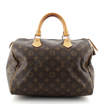 Louis Vuitton Speedy Handbag Monogram Canvas 30