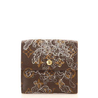 Louis Vuitton Elise Wallet Limited Edition Monogram Dentelle