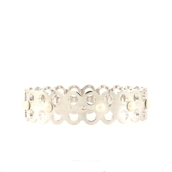 Louis Vuitton Hide and Seek Bracelet Metal with Faux Pearls