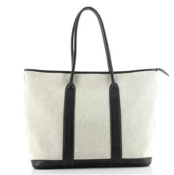 Hermes Garden Party Zip Tote Toile and Leather 36