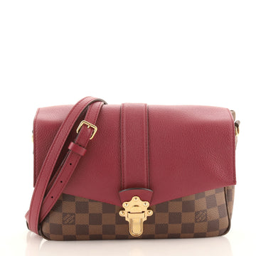 Louis Vuitton Clapton Handbag Damier and Leather PM