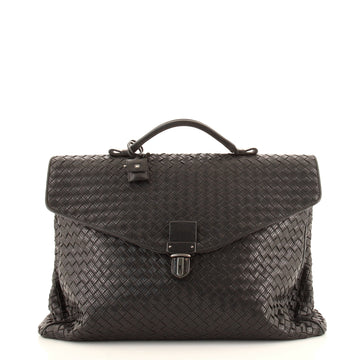 Bottega Veneta Envelope Briefcase Perforated Intrecciato Nappa Large