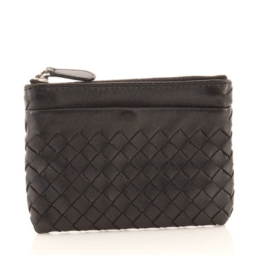 Bottega Veneta Zip Key Pouch Intrecciato Nappa