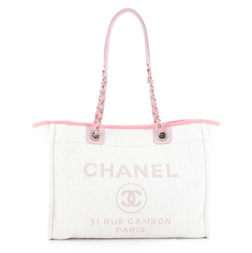 Chanel Deauville Tote Raffia Small