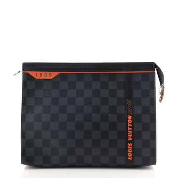 Louis Vuitton Pochette Voyage Limited Edition Damier Cobalt Race MM