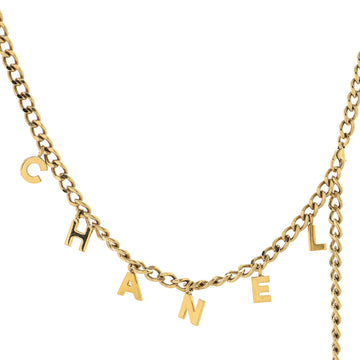 Chanel Letter Logo Charm Chain Belt Metal
